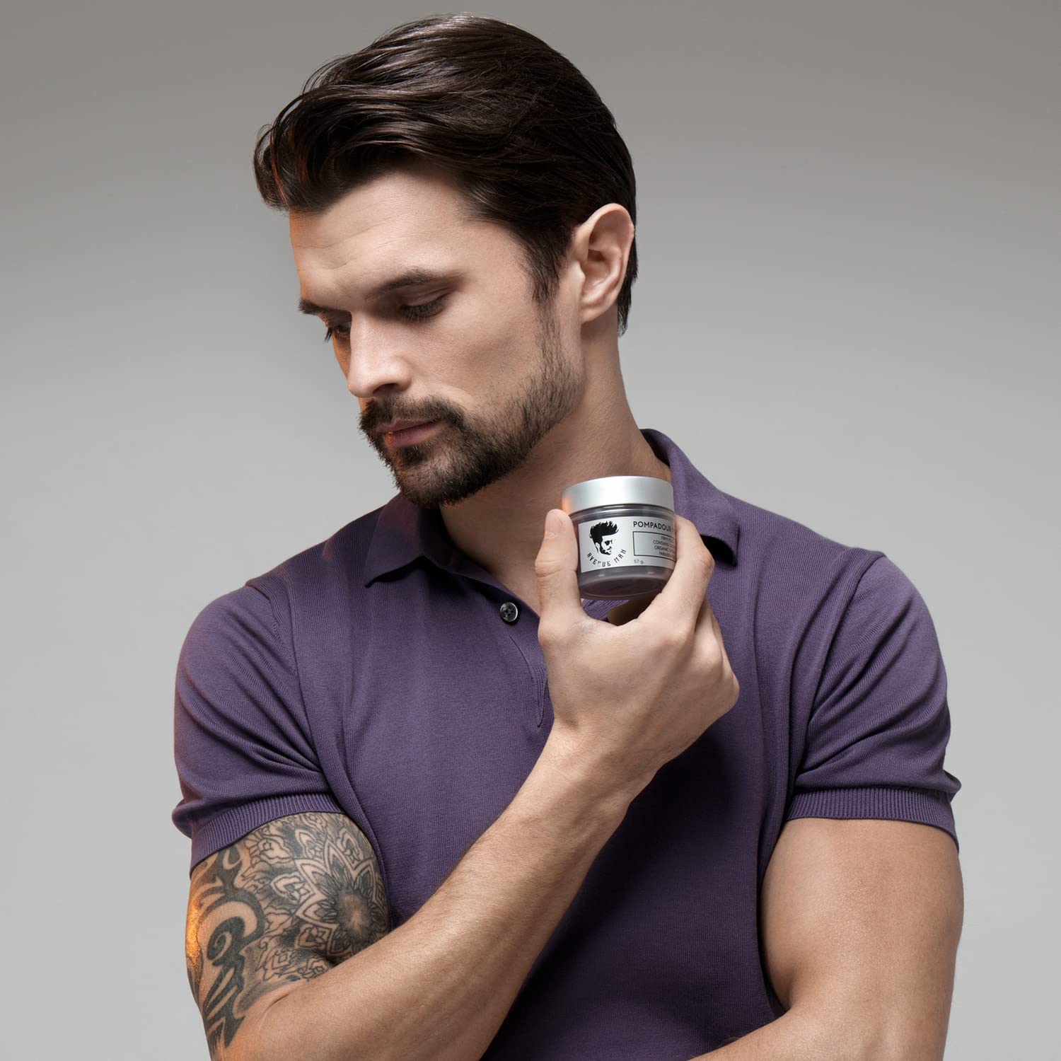 Avenue Man Clay Pomade – Barber-Grade, High-Hold Water-Based Hair Paste (2 fl oz Travel Size)