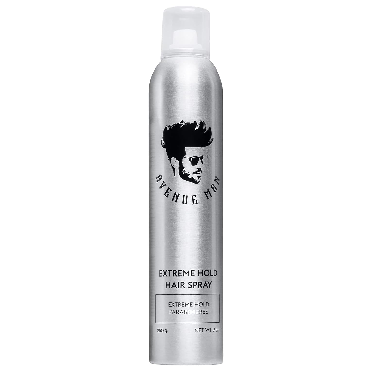 Avenue Man Extreme Hold Hairspray – 9 oz, Paraben-Free, Extra Firm Hold