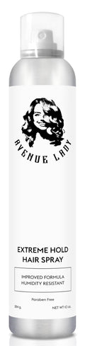 Extreme Hold Hair Spray for Women | Avenue Man – Extra Hold, Smooth Finish, 24-Hour Style Control (10 oz)