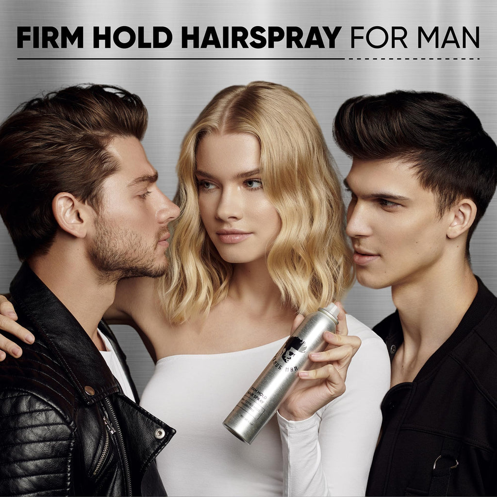 Avenue Man Texture Spray for Hair Men – Barber-Grade Hairspray with Firm Hold, Frizz Control & UV Protection | 9.0 oz