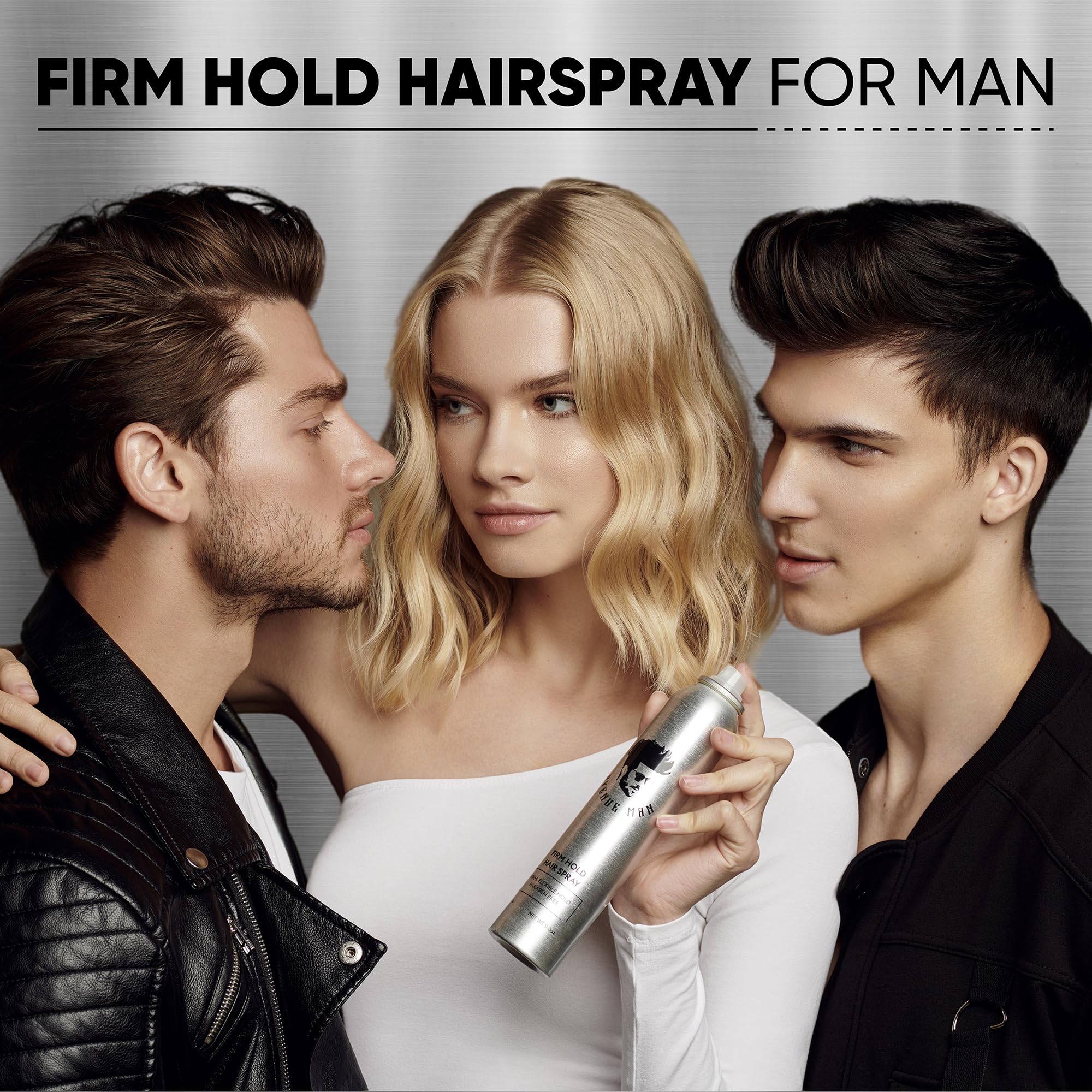 Avenue Man Texture Spray for Hair Men – Barber-Grade Hairspray with Firm Hold, Frizz Control & UV Protection | 9.0 oz