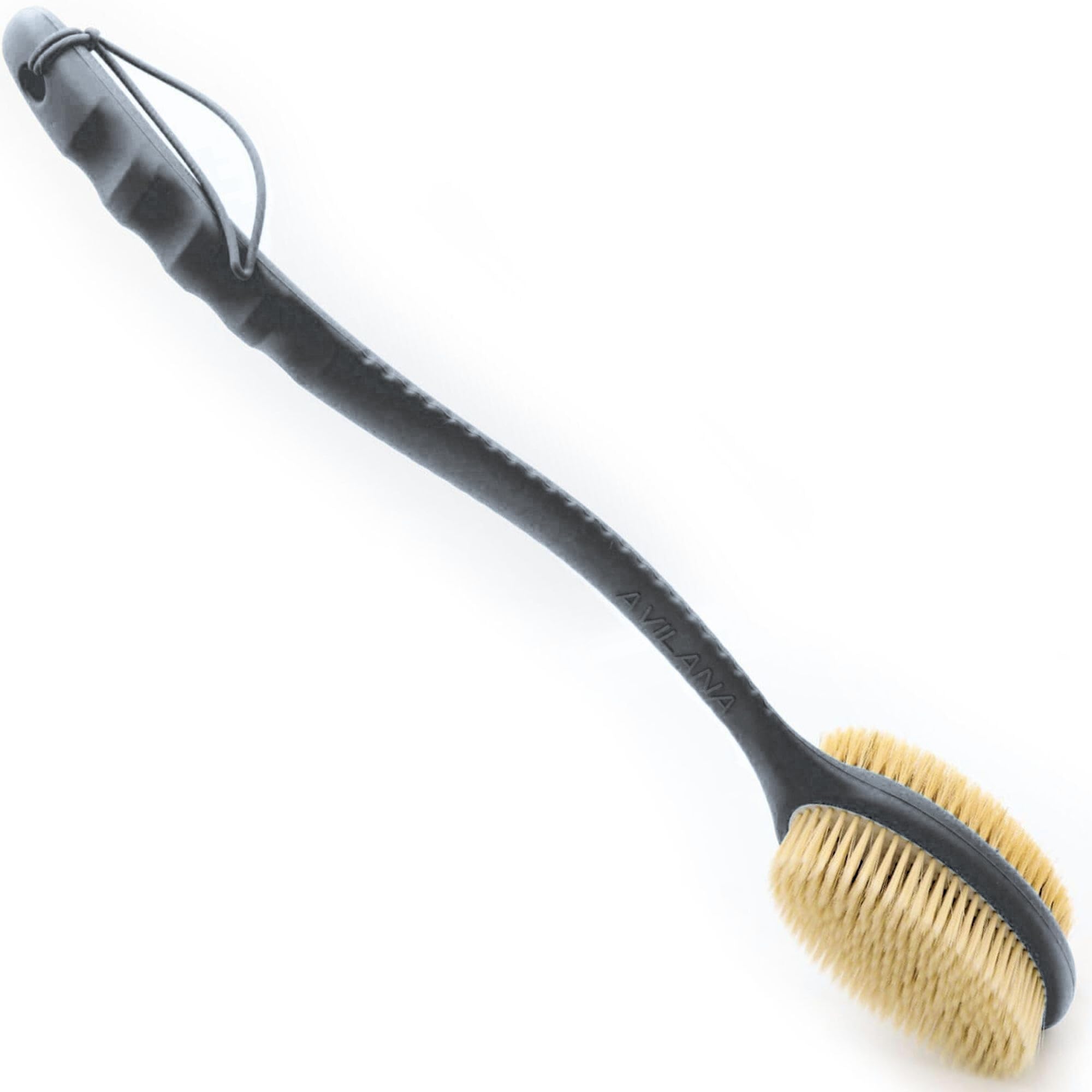 Avilana Back Scrubber for Shower – 19-Inch Silicone Back Scrubber with Handle | Dual-Style Back Brush for Men & Women