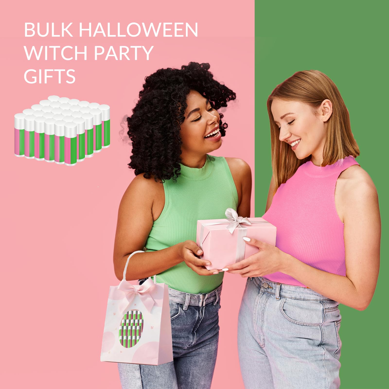 AVIINEN 30 Pack Witch Lip Balm Bulk Gifts | Valentine's Day Party Favors