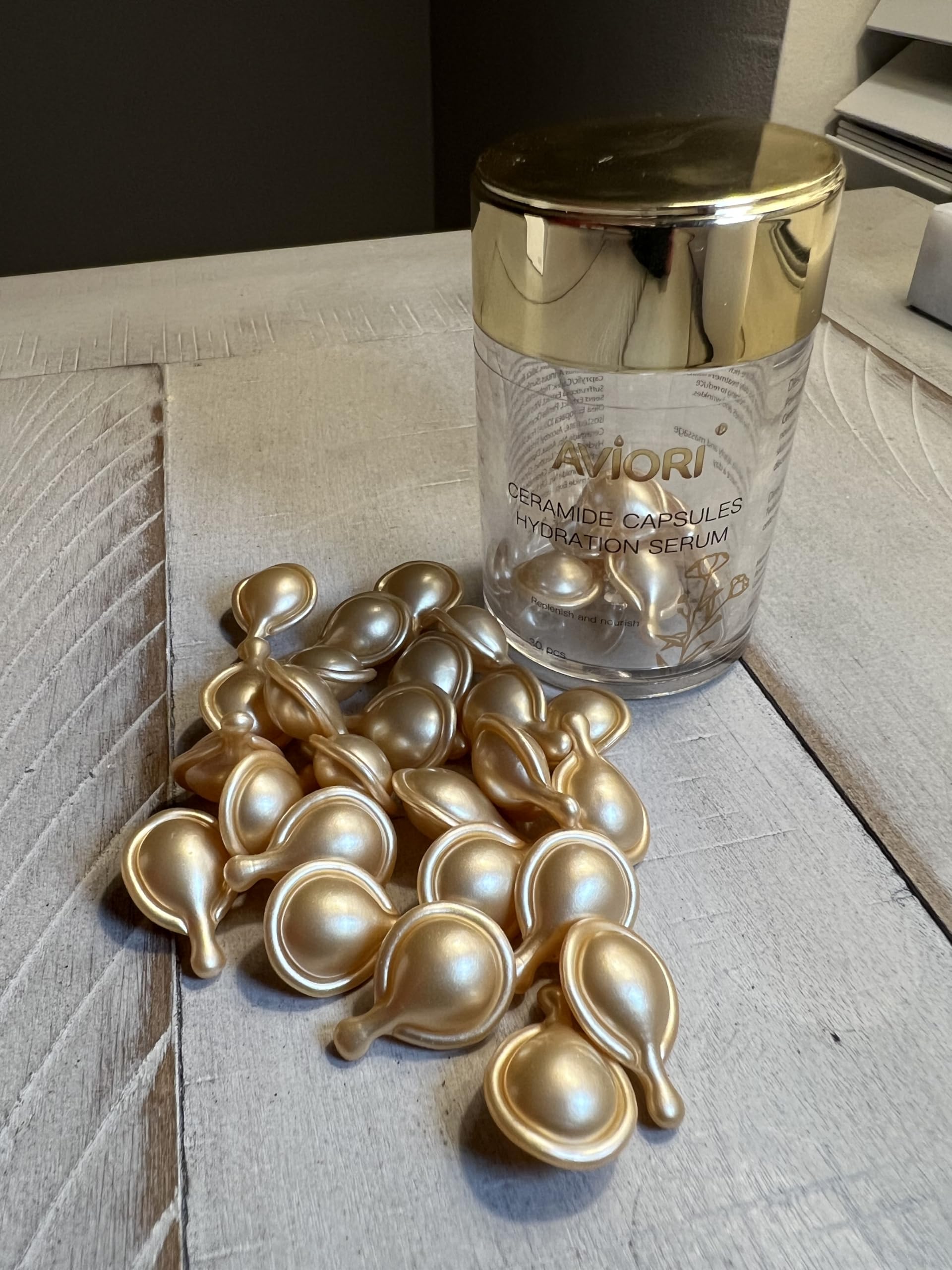 AVIORI Ceramide Capsules Serum | Lightweight, Fragrance-Free Hydration for Skin Barrier