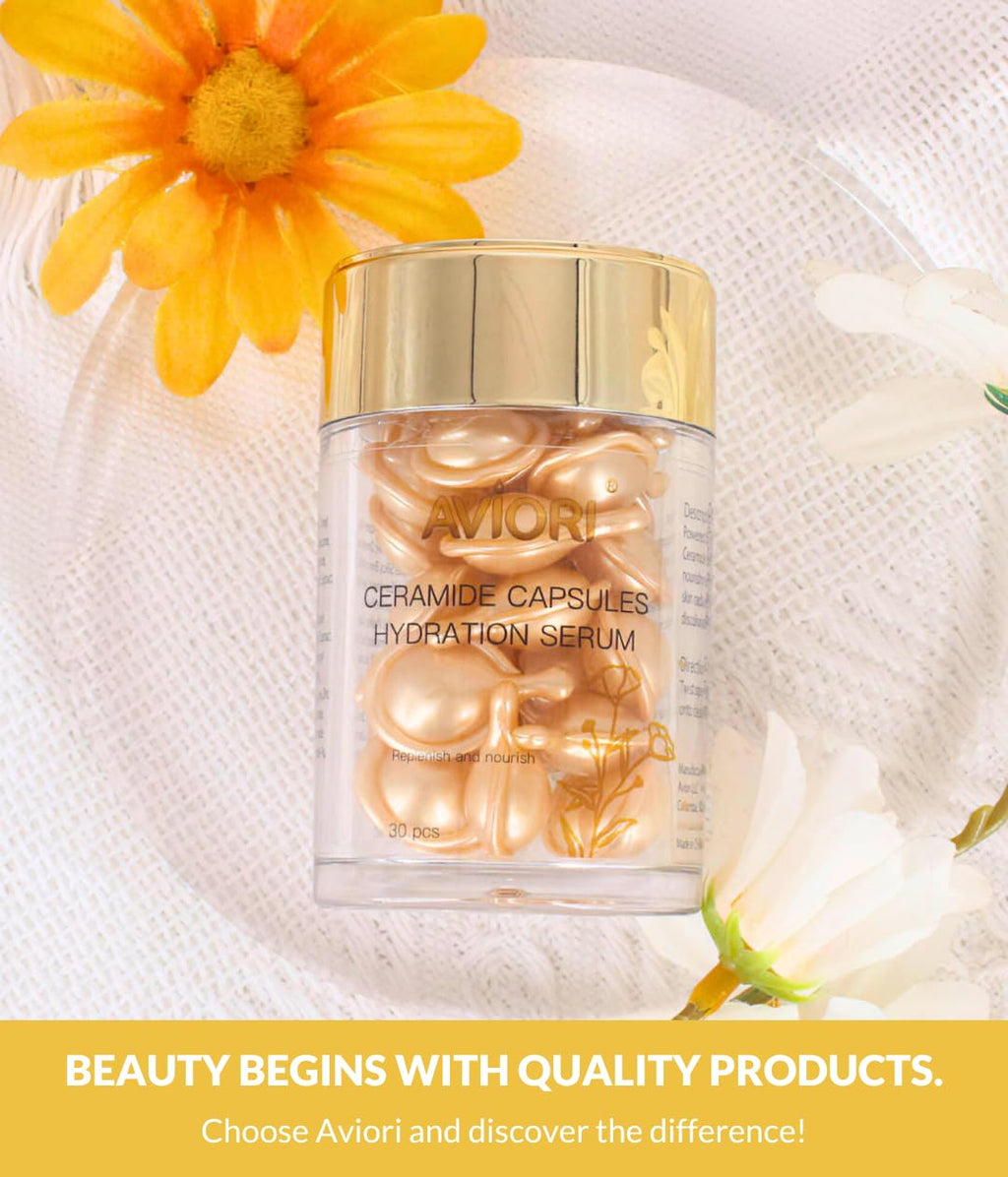 AVIORI Ceramide Capsules Serum | Lightweight, Fragrance-Free Hydration for Skin Barrier