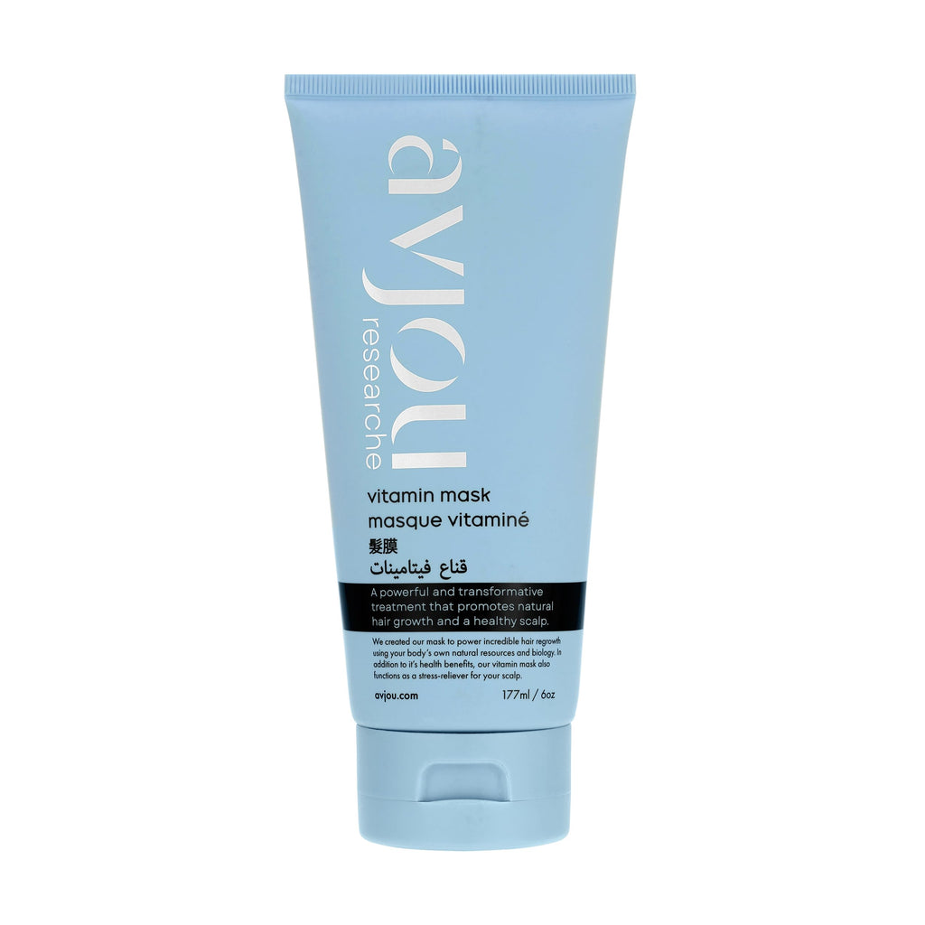 Avjou Researche Vitamin Mask – Look of Thicker, Fuller Hair | Vegan, Color & Keratin Safe | Hydration with Redensyl – 6 oz