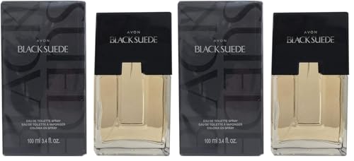 AVON Black Suede Eau de Toilette Spray for Men (Pack of 2) | AVON