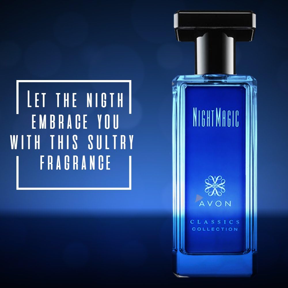 AVON Classics Night Magic Cologne for Men – 1.7 oz Travel Size, Neroli, Jasmine, Musk | Non-Toxic