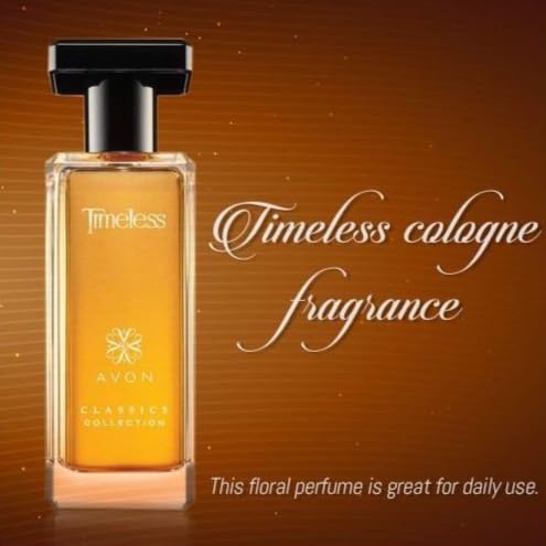 AVON Classics Timeless Cologne Spray 1.7 fl oz – Pack of 2 for Women with Jasmine, Cardamom & Patchouli