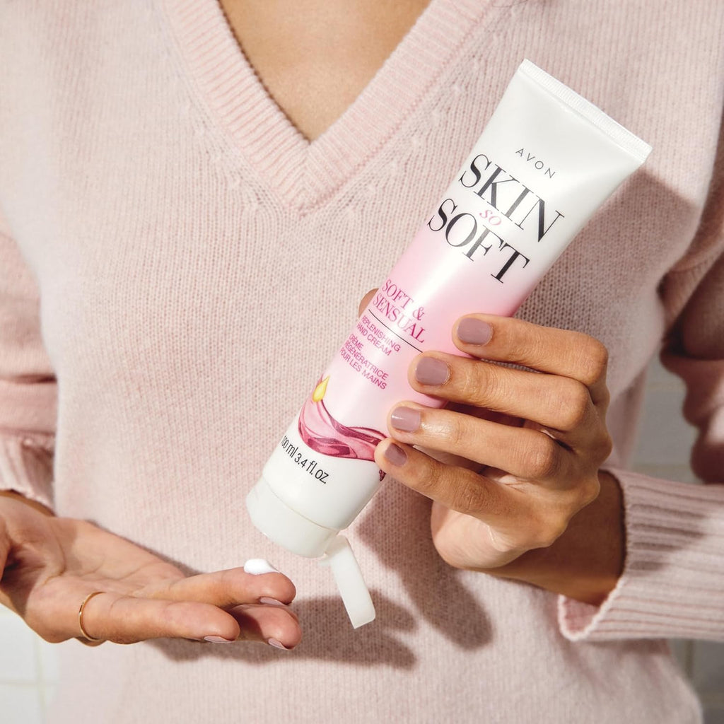AVON Skin So Soft Soft and Sensual Hand Cream – 4-Pack
