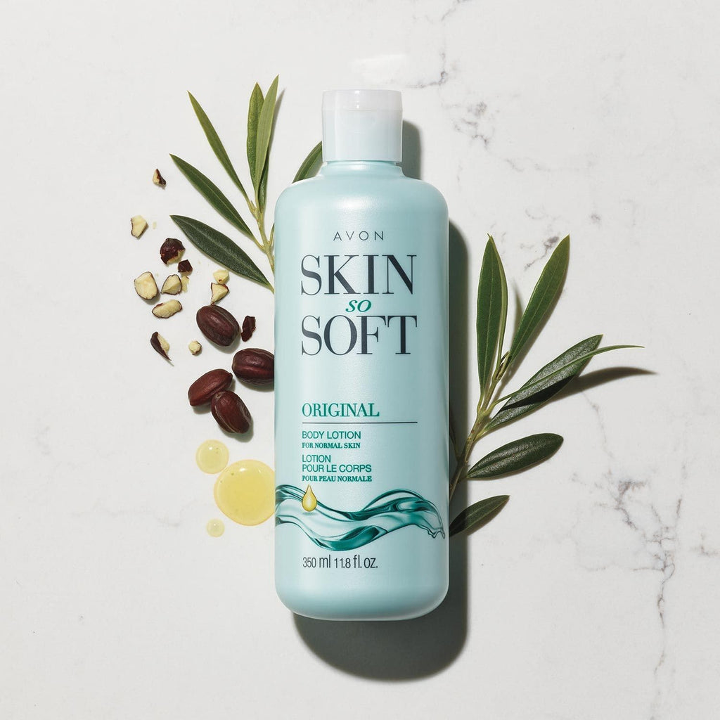 Avon Skin So Soft Original Body Lotion – 24+ Hour Moisturization with Jojoba Oil