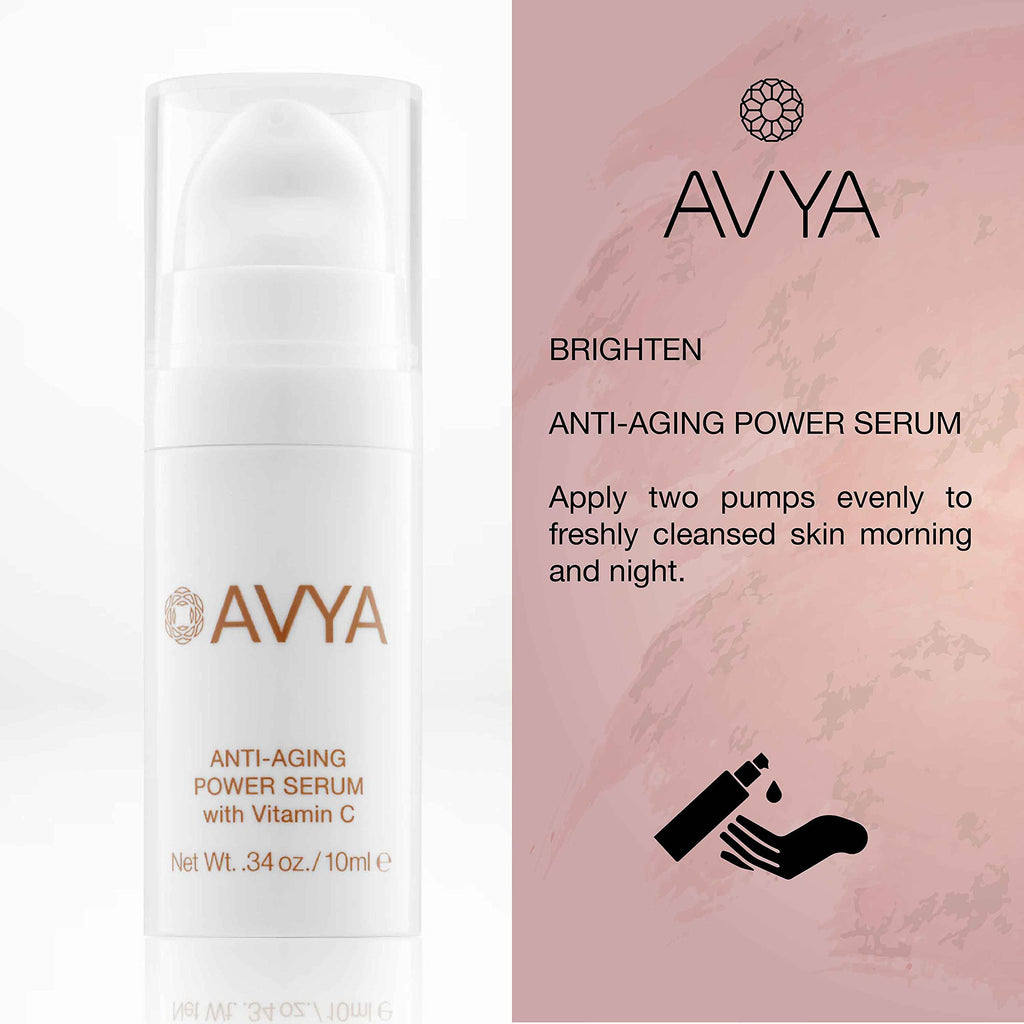 Avya Skincare Ayurvedic Weekend Travel Set – 4-Piece, Under 3 oz Travel Skincare Kit