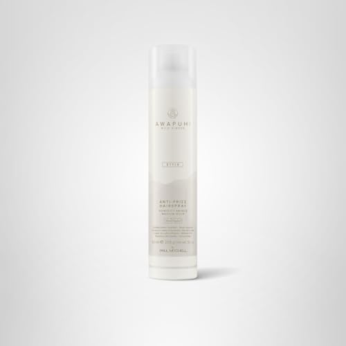 Awapuhi Wild Ginger Anti-Frizz Hairspray – Humidity Shield, Medium Hold (9.1 oz)