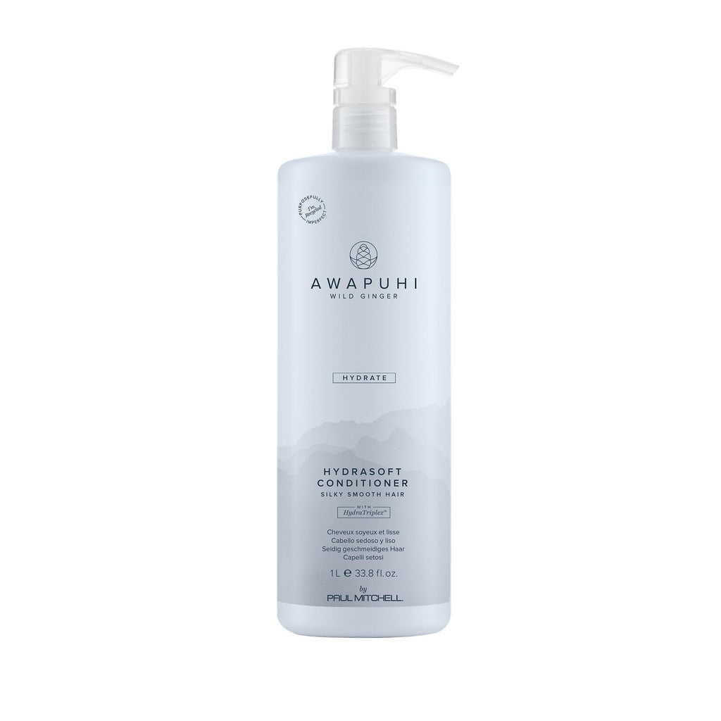 Awapuhi Wild Ginger HydraSoft Conditioner by Paul Mitchell — Silky Smooth Hair for All Types, 33.8 oz