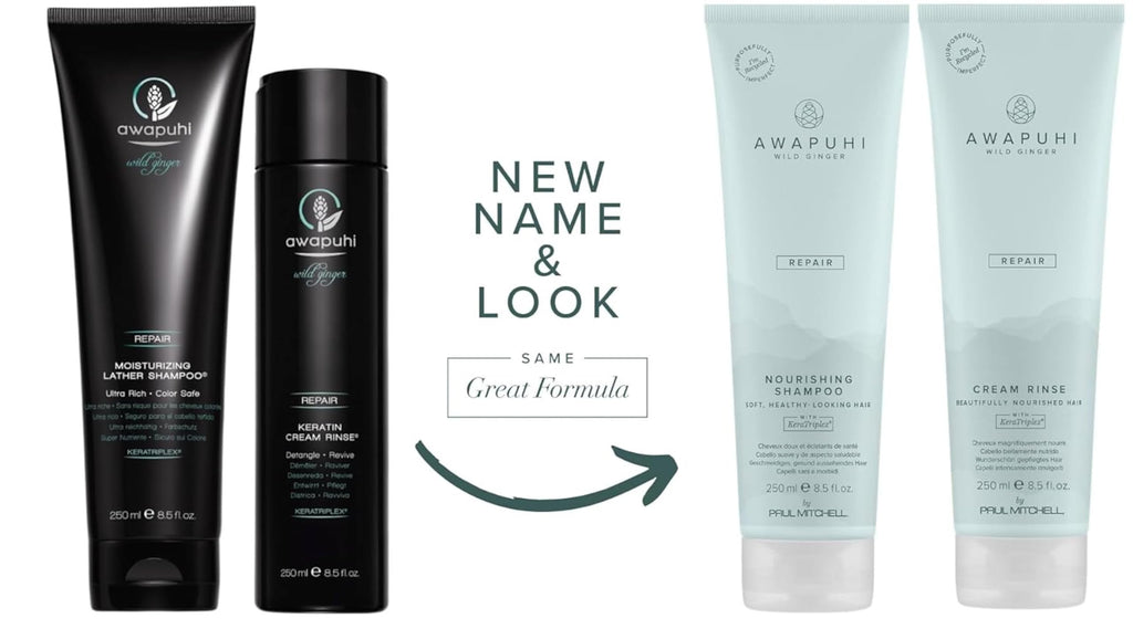 Awapuhi Wild Ginger Paul Mitchell Repair Gift Set – Shampoo + Conditioner