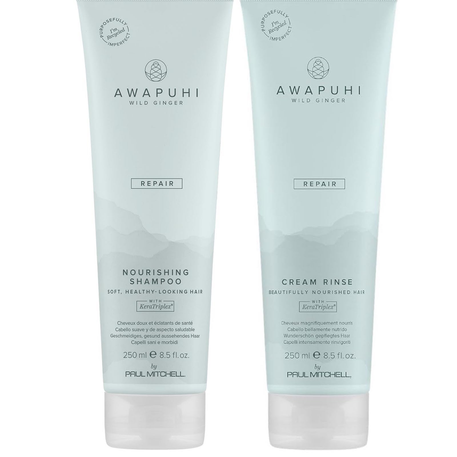 Awapuhi Wild Ginger Paul Mitchell Repair Gift Set – Shampoo + Conditioner