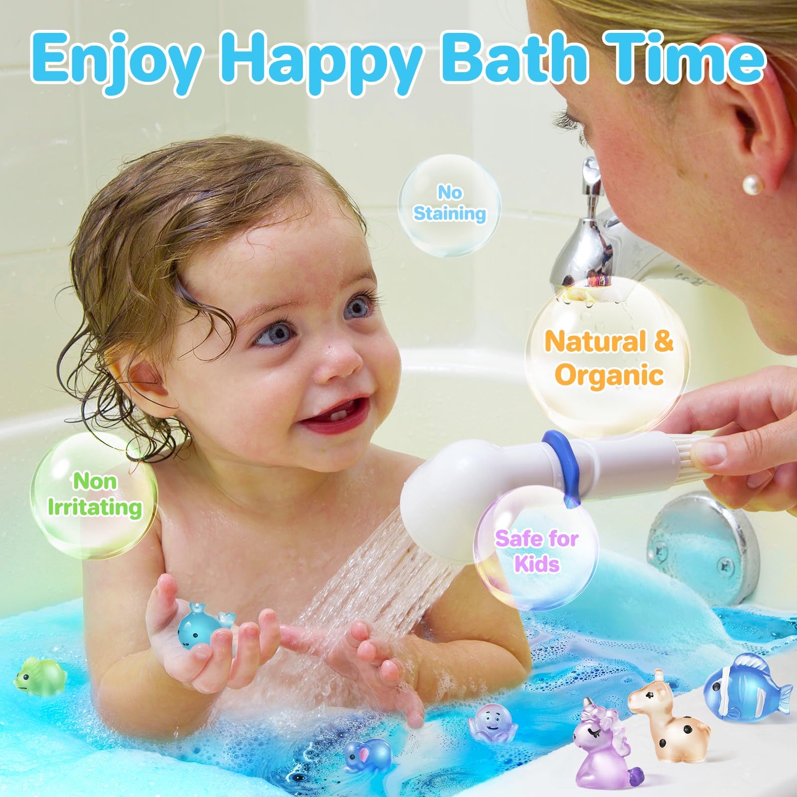 AWKUWA Kids Bath Bombs with Glow-in-the-Dark Toys — 24 Pack
