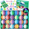 AWKUWA Kids Bath Bombs with Glow-in-the-Dark Toys — 24 Pack
