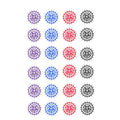 AwwwCos Halloween Cosplay Tattoos – 4cm Body Stickers for Costumes