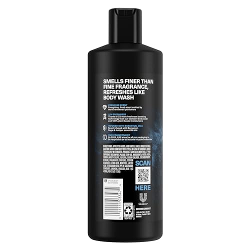 AXE Fine Fragrance Aqua Bergamot Body Wash for Men – 18 oz, 12H Freshness