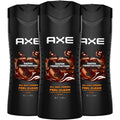 AXE Dark Temptation Body Wash 3-Pack – 12-Hour Fresh Chocolate Scent, 16 oz Each