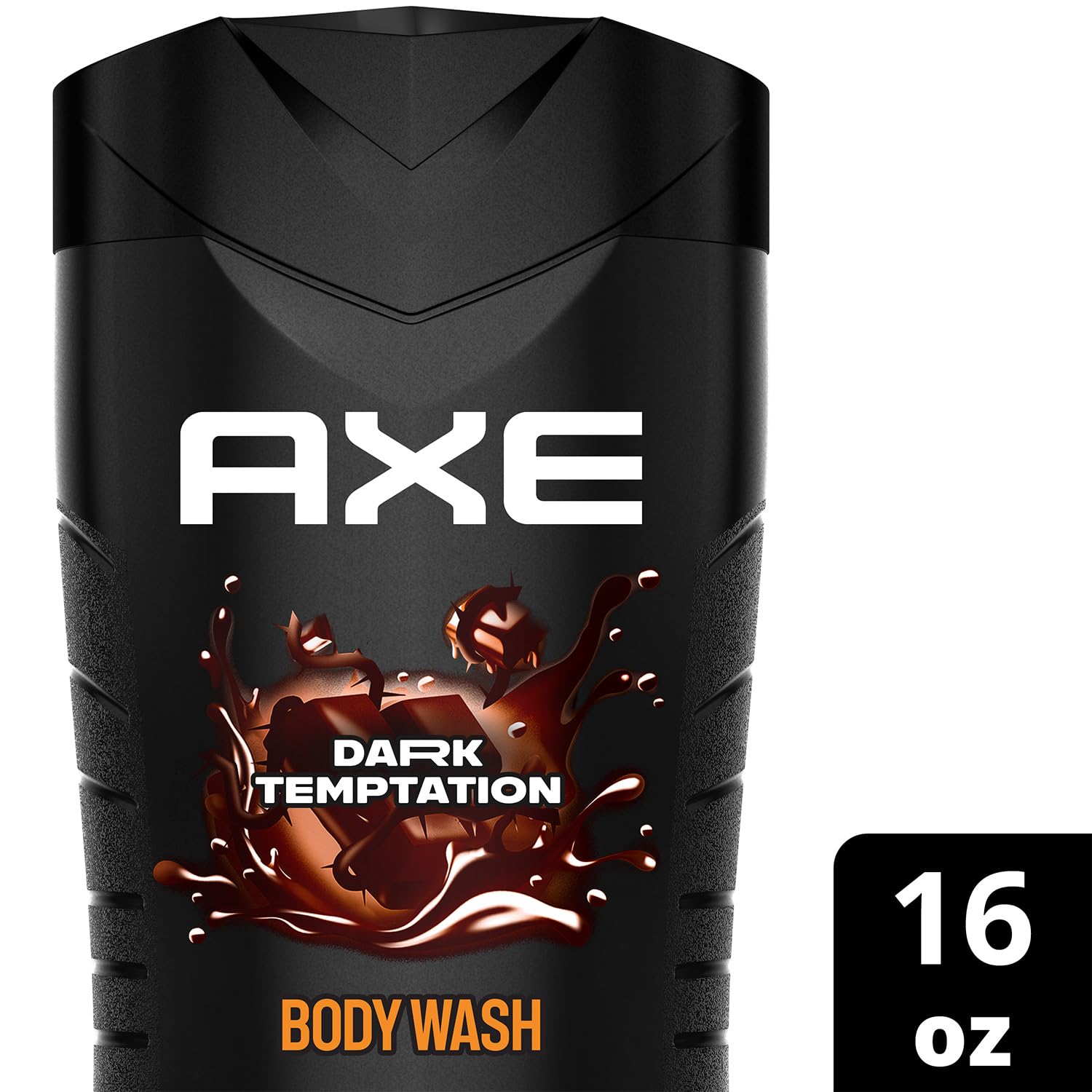 AXE Dark Temptation Body Wash 3-Pack – 12-Hour Fresh Chocolate Scent, 16 oz Each