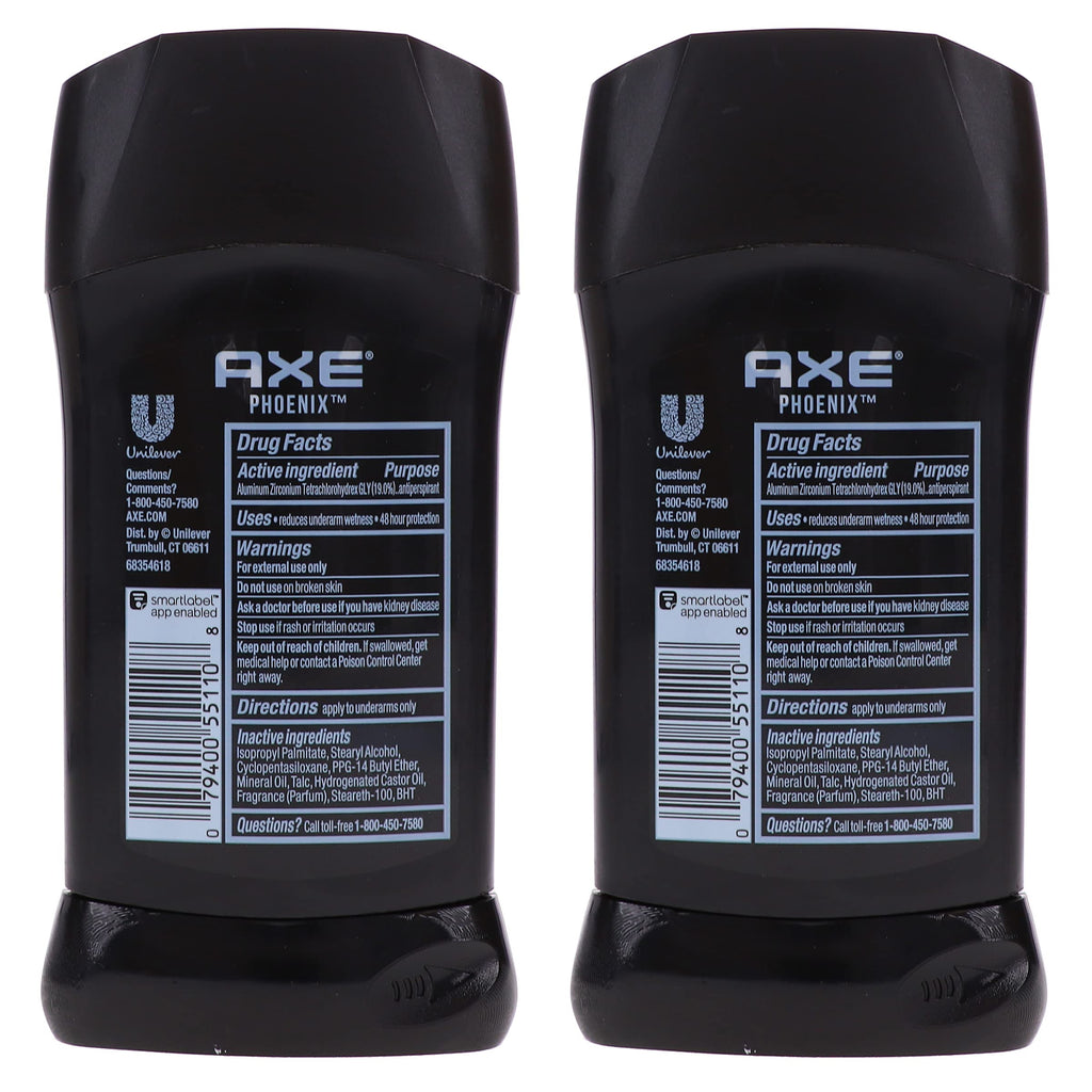 AXE Dry Anti-Perspirant Deodorant Phoenix 2.70 oz – Pack of 2 | 24h Odor & Wetness Protection