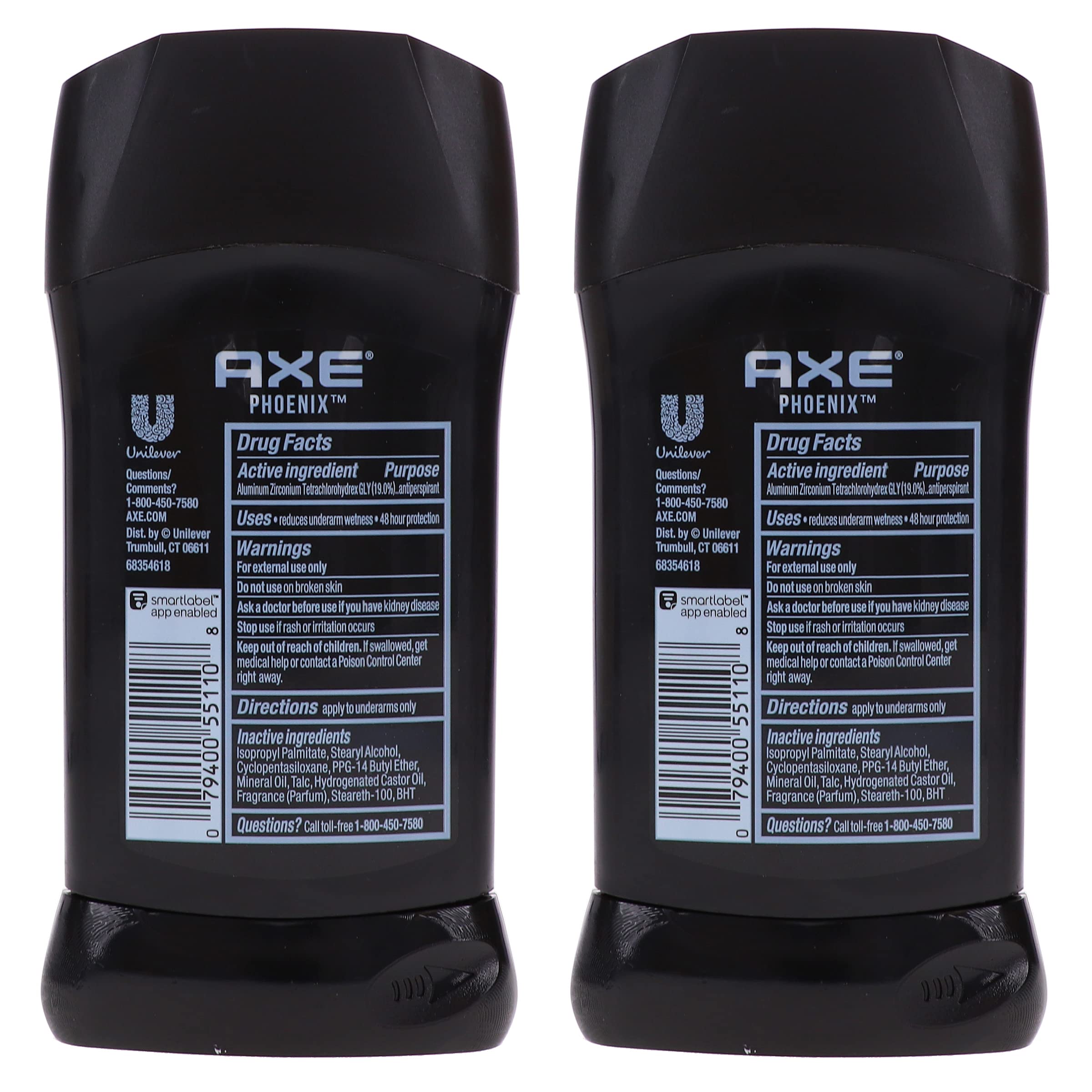 AXE Dry Anti-Perspirant Deodorant Phoenix 2.70 oz – Pack of 2 | 24h Odor & Wetness Protection