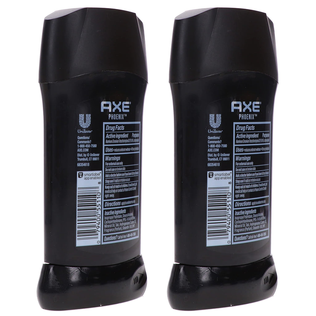 AXE Dry Anti-Perspirant Deodorant Phoenix 2.70 oz – Pack of 2 | 24h Odor & Wetness Protection
