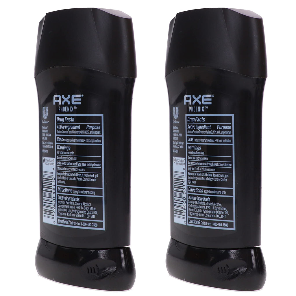 AXE Dry Anti-Perspirant Deodorant Phoenix 2.70 oz – Pack of 2 | 24h Odor & Wetness Protection
