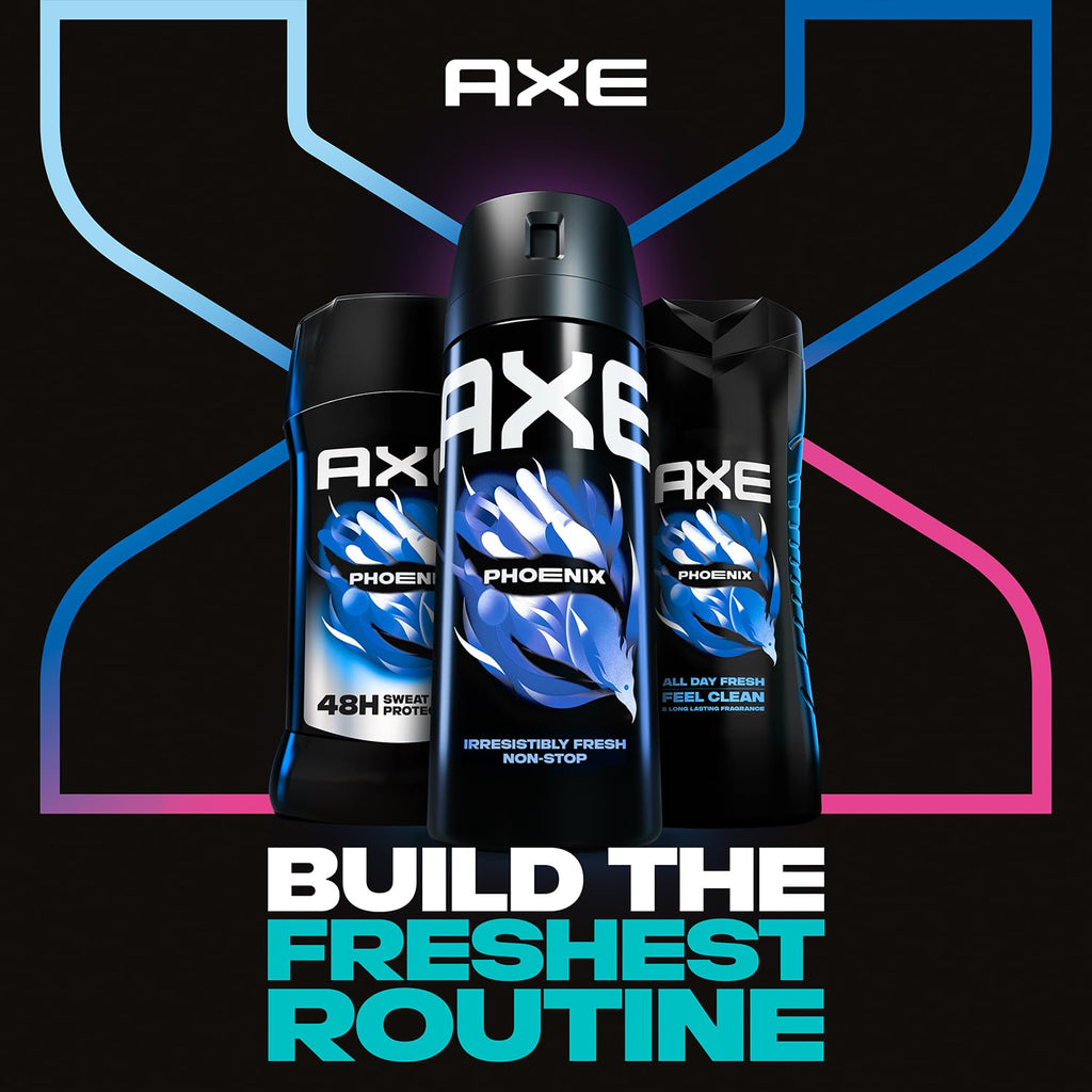 AXE Phoenix Grooming Bundle: 2-in-1 Shampoo & Conditioner, Body Spray, Deodorant