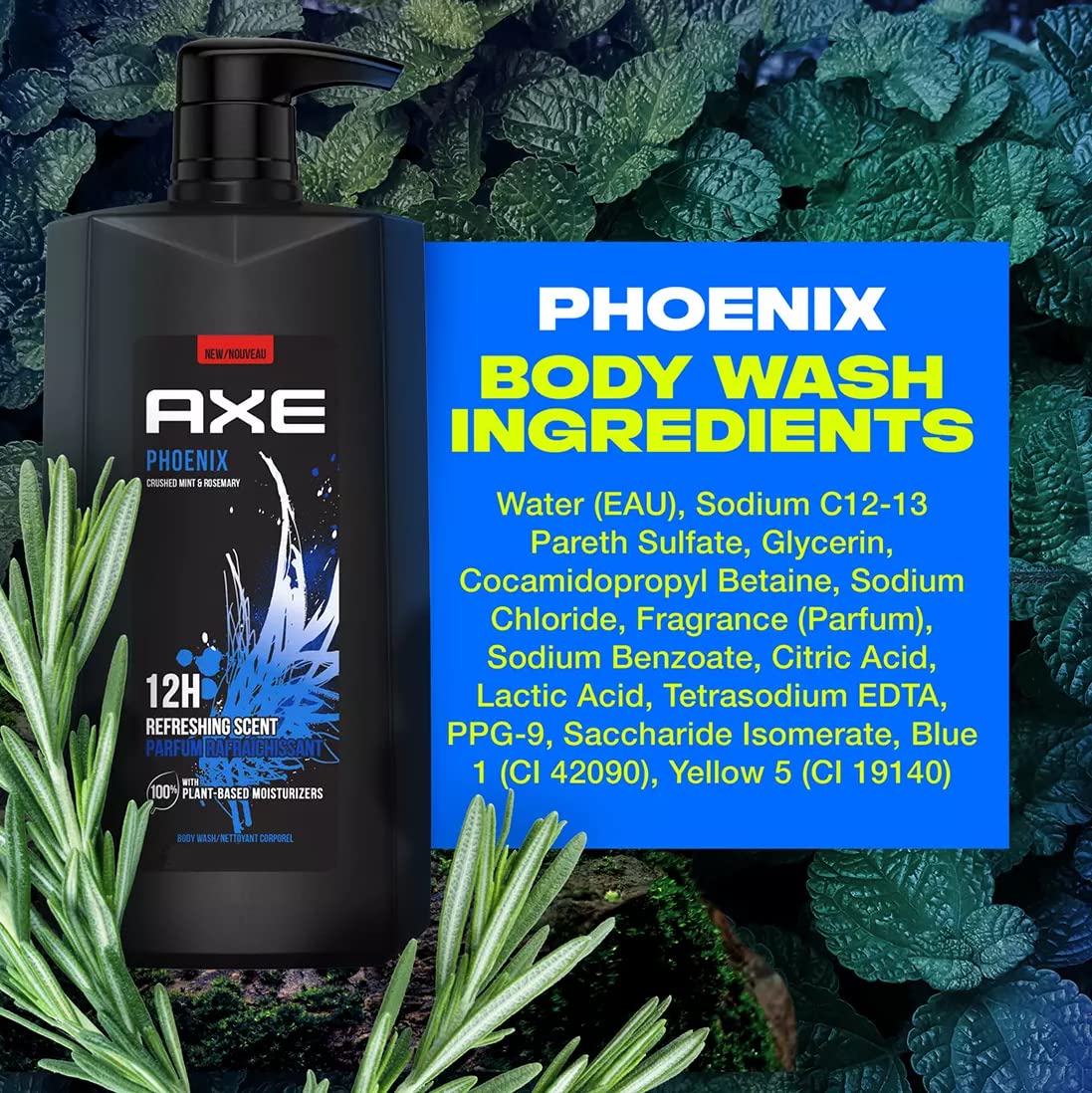 AXE Phoenix Holiday Gift Bag for Men – 2x 28oz Body Wash Pumps