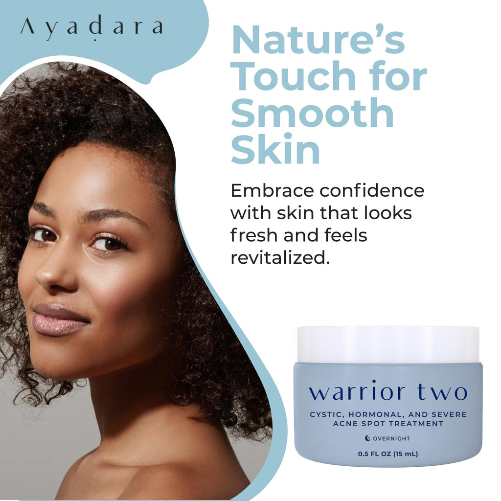 AYADARA Cystic Acne Spot Cream – Overnight Treatment for Hormonal Acne-Prone Skin | 120 Uses
