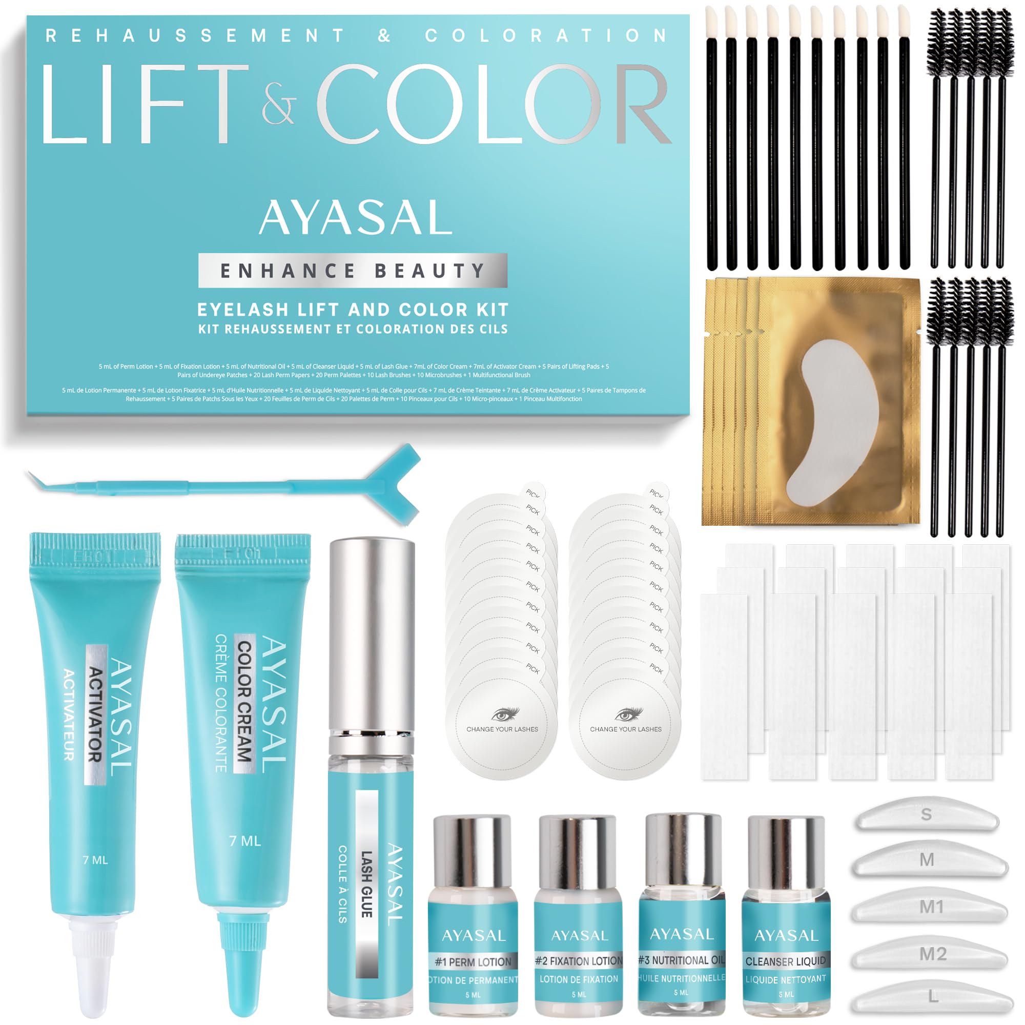 AYASAL Lash Lift Kit: Gentle Thio-Free Korean Formula for At-Home Lash Lifting