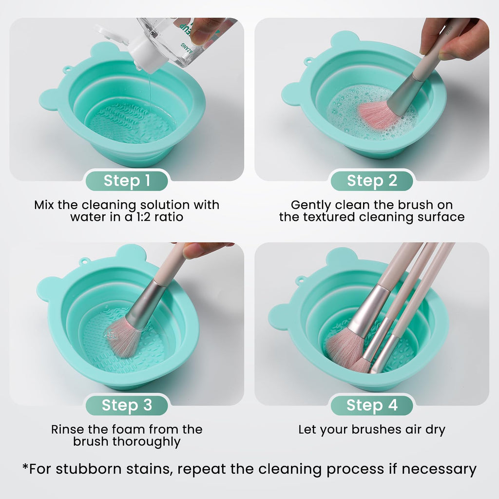 Azang Makeup Brush Cleaner 300ml – Deep Clean for Brushes, Sponges & Puffs | Gentle, Vegan & Cruelty-Free