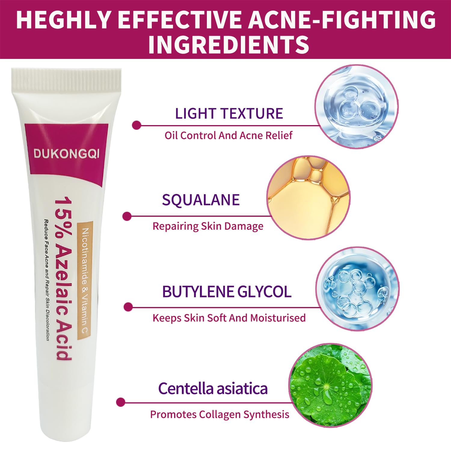 Azelaic Acid Serum for Face – Balance Skin Tone & Purify Pores, Acne Relief, Premium Skin Care, 20g