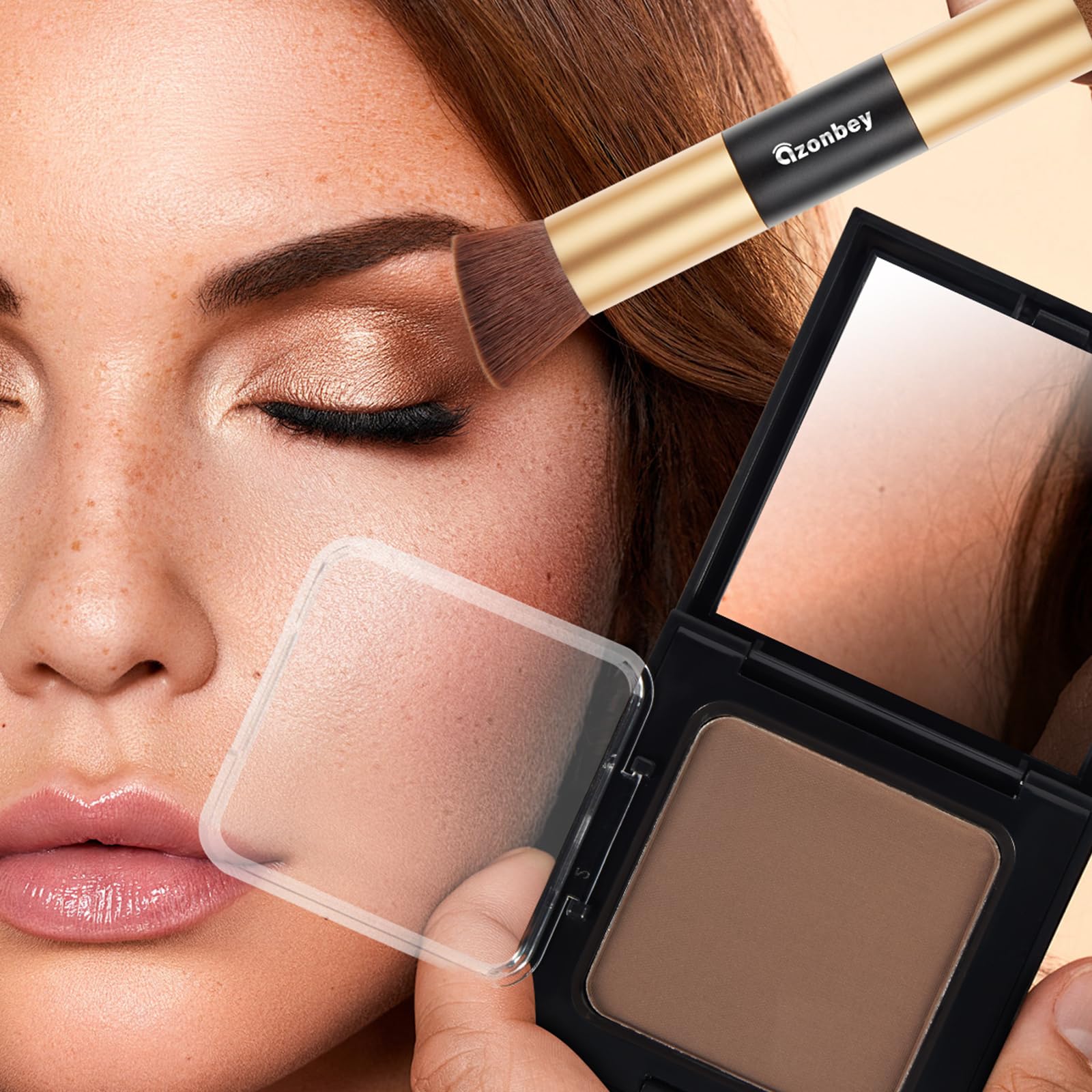 Azonbey Root Touch Up Powder — Instant Root Coverage & Hairline Concealer