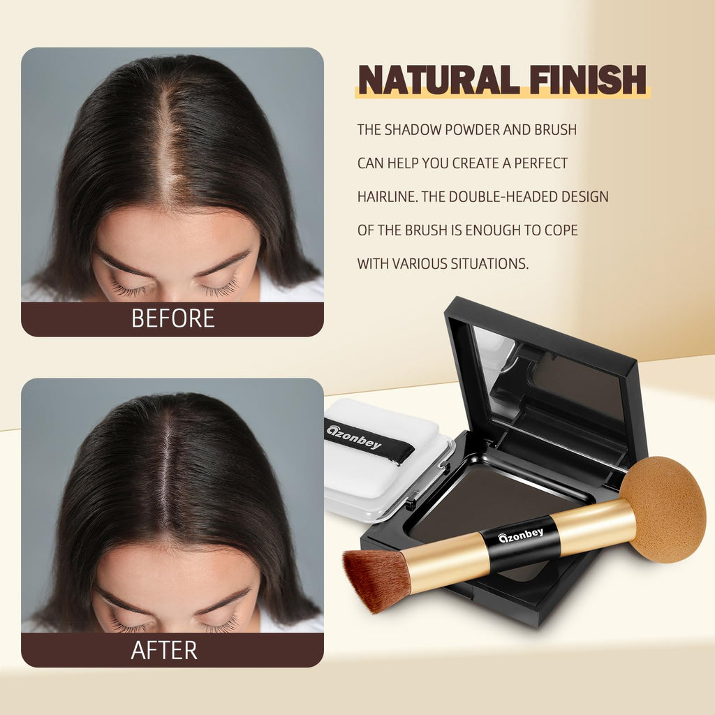 Azonbey Root Touch Up Powder — Instant Root Coverage & Hairline Concealer