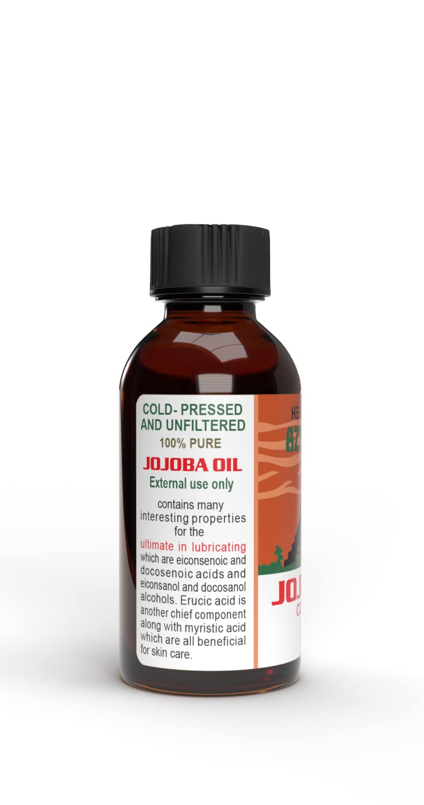 Aztec Secret 100% Pure Jojoba Oil, 2 oz – Cold-Pressed, Unfiltered, Deep Skin & Hair Moisturizer