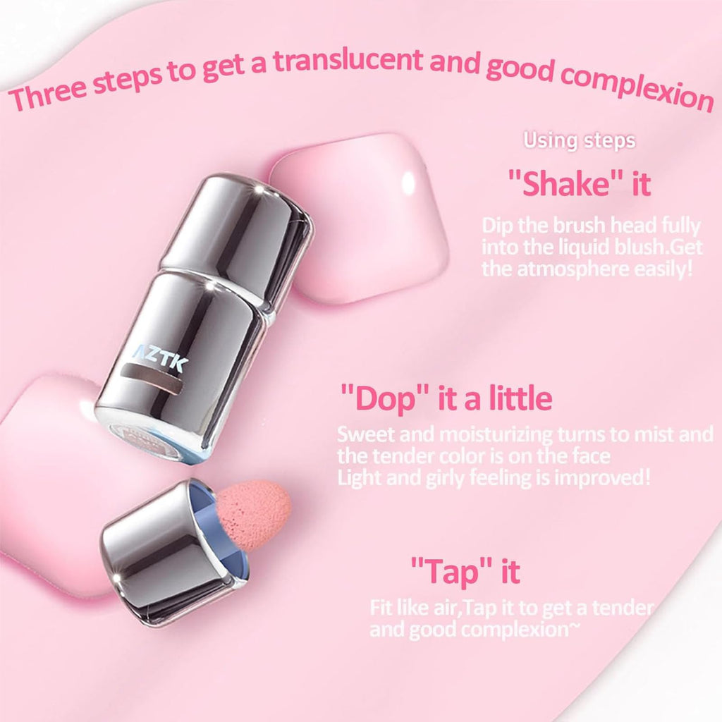 Aztk Liquid Blush JC04 – High-Pigment Jelly Color, Matte Finish