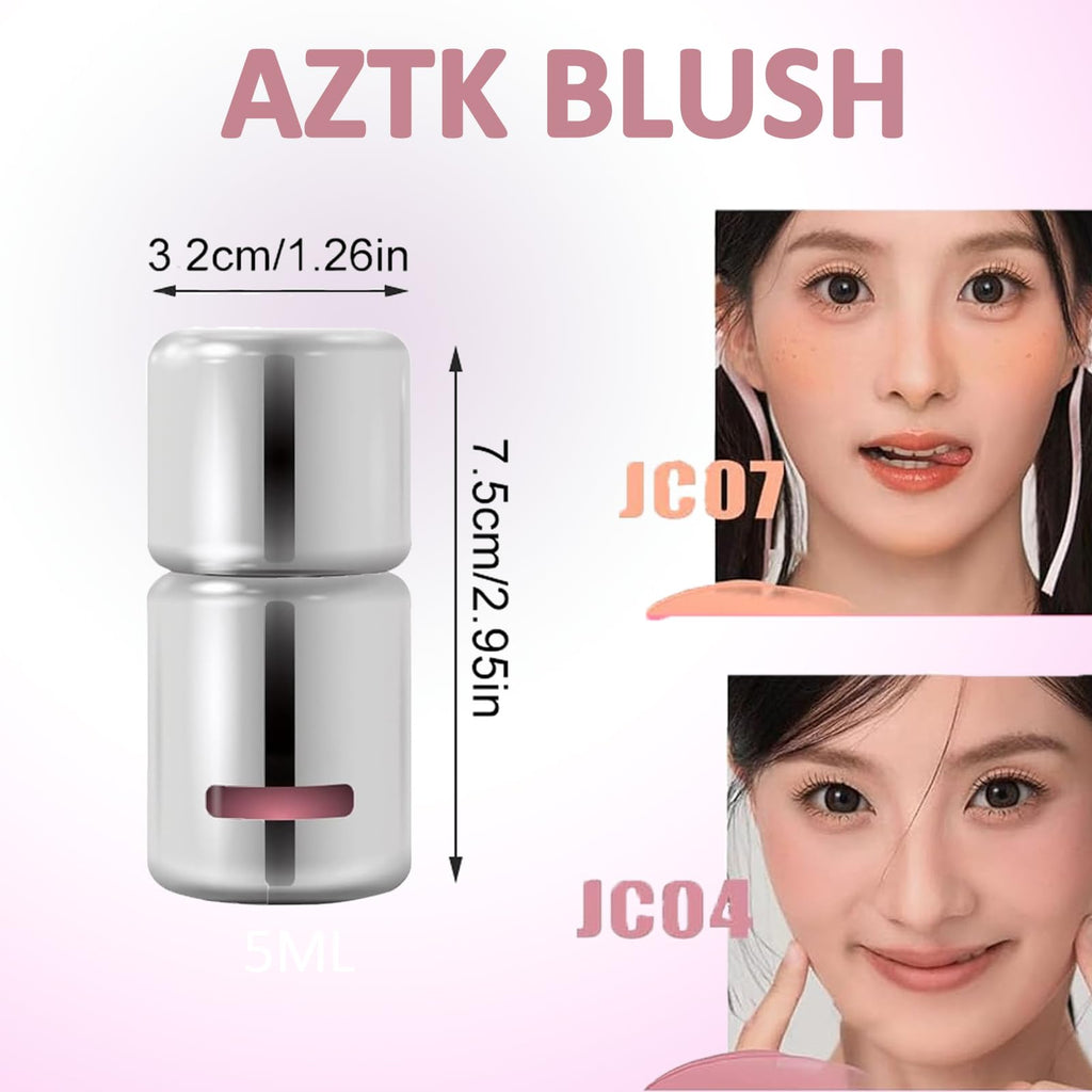 Aztk Liquid Blush JC04 – High-Pigment Jelly Color, Matte Finish