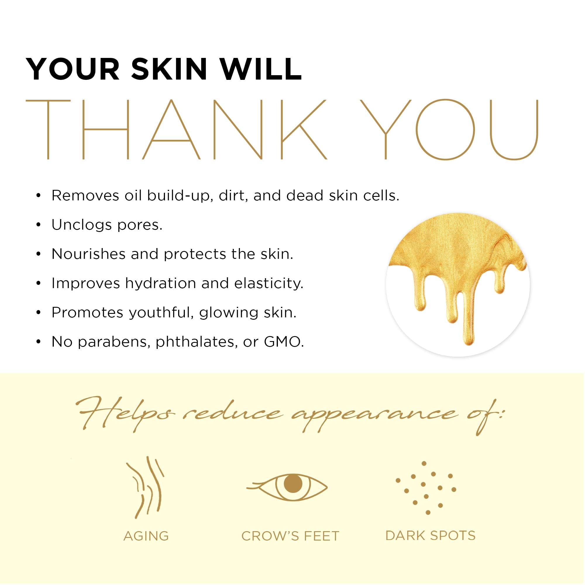 Azure 24K Gold Firming Peel Off Mask – Anti-Aging, Lifting & Illuminating (Pack of 2, 150 mL)