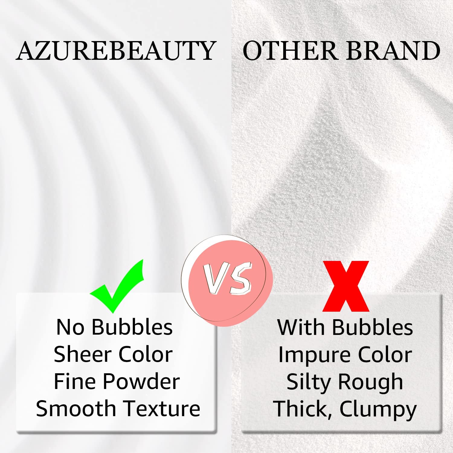 AZUREBEAUTY Bright White Dip Powder – No Lamp Needed, Long-Lasting French Nail Starter (1 oz)