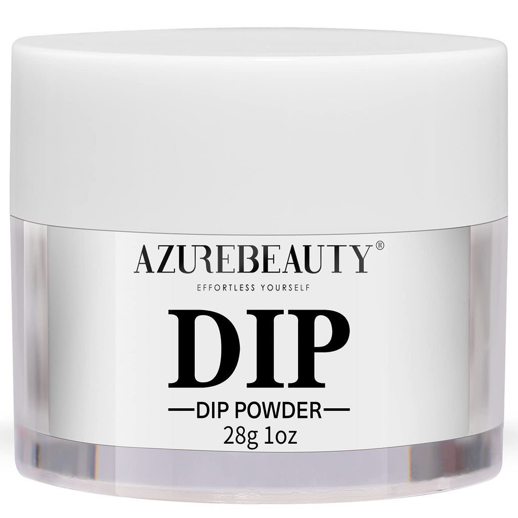 AZUREBEAUTY Bright White Dip Powder – No Lamp Needed, Long-Lasting French Nail Starter (1 oz)