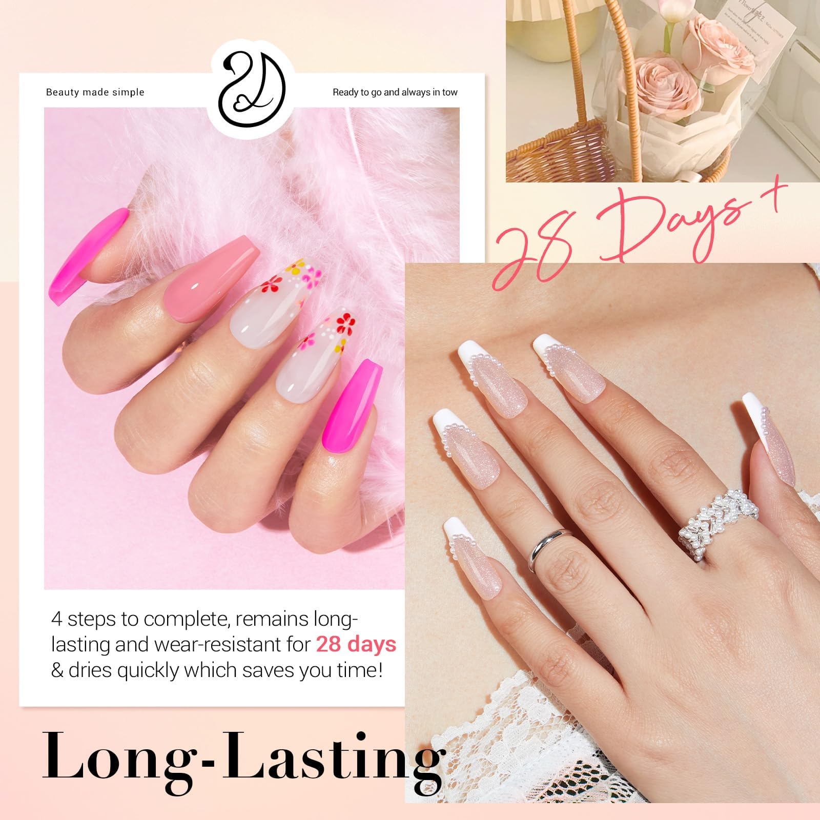 AZUREBEAUTY Dip Powder Nail Kit with Electric Drill — 24 Colors