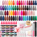 AZUREBEAUTY Dip Nails Powder Starter Kit – 36 Colors, No Lamp, DIY Salon-Quality Nails