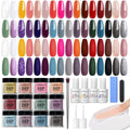AZUREBEAUTY Dip Powder Nail Kit – 32 Colors, No Lamp Needed, Long-Lasting Shine