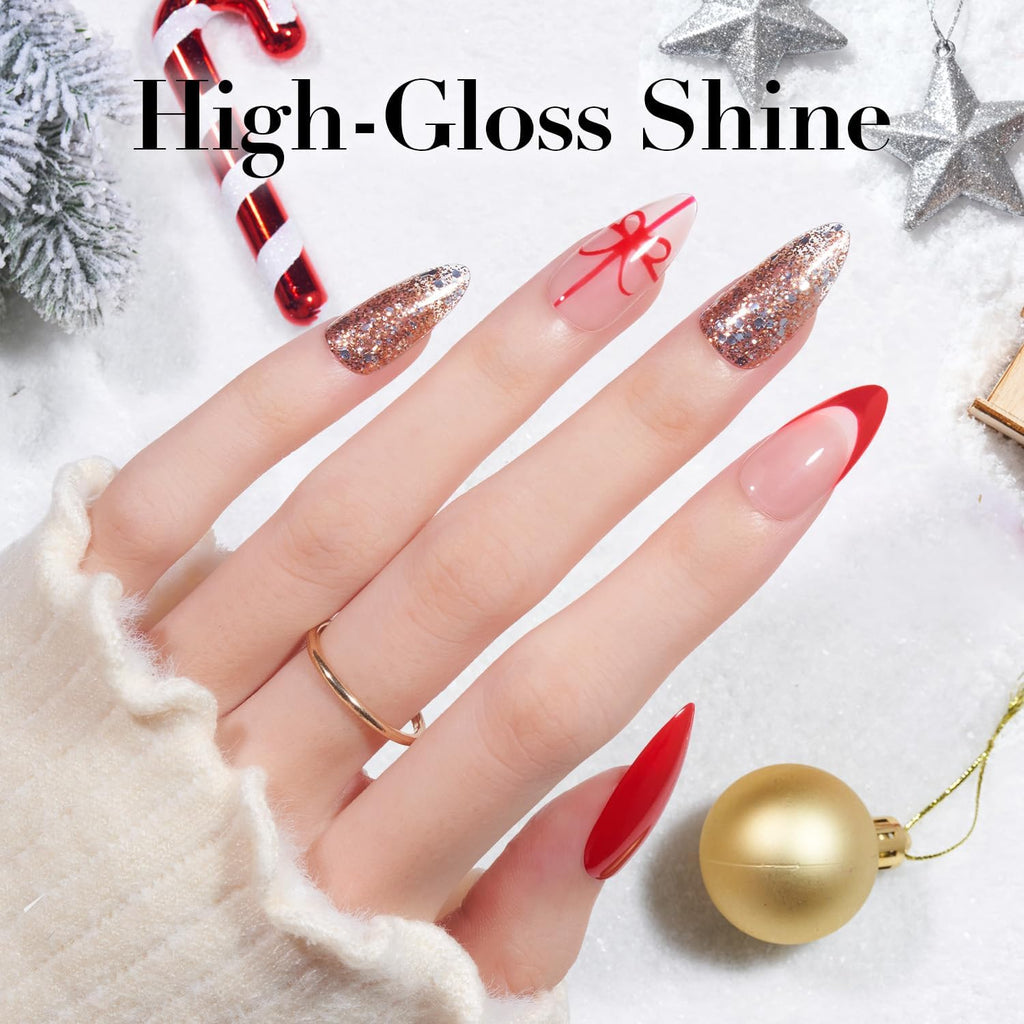 AZUREBEAUTY Dip Powder Nail Set — 6 Colors, No Lamp Needed, Long-Lasting Shine