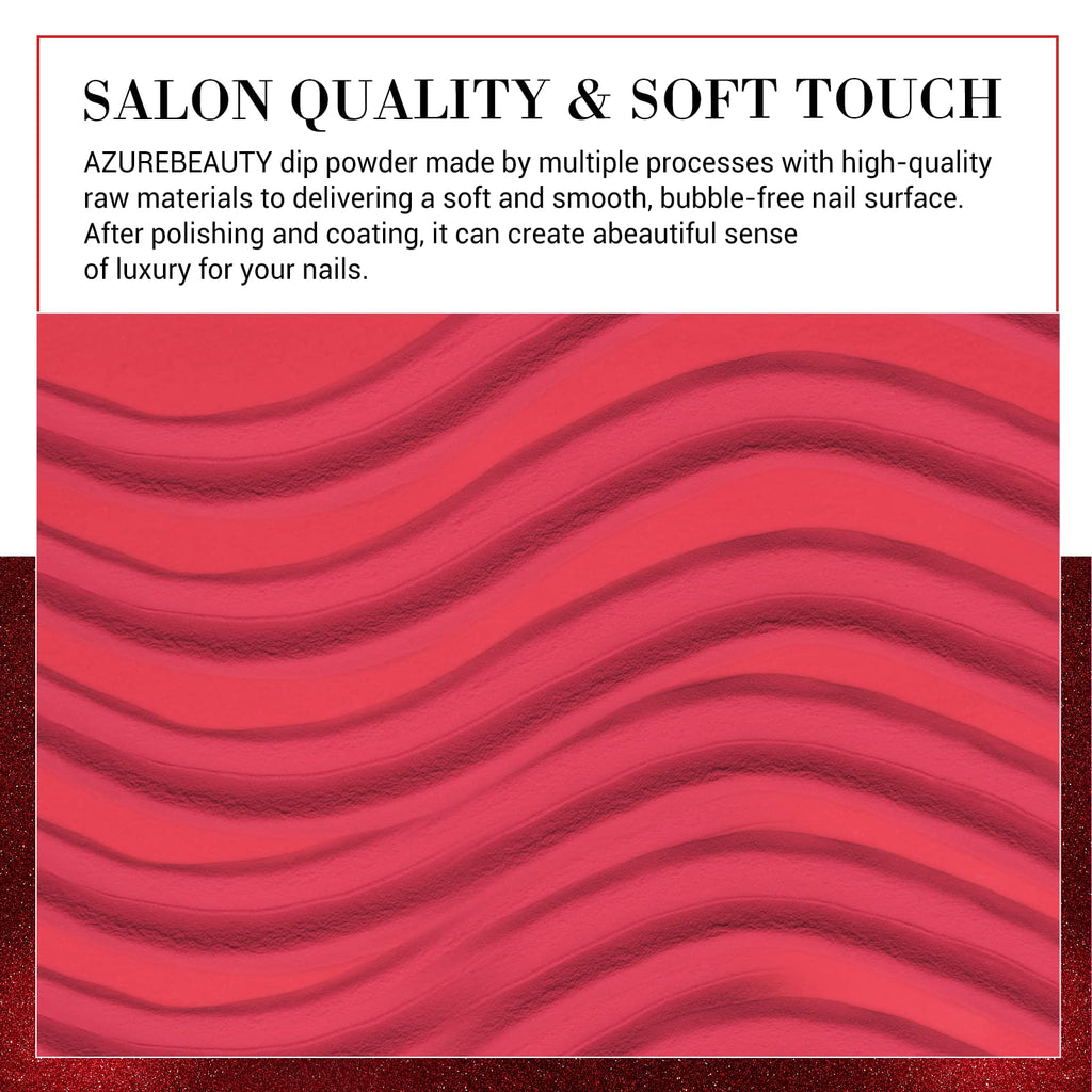 AZUREBEAUTY Dip Powder Nail Set — 6 Colors, No Lamp Needed, Long-Lasting Shine