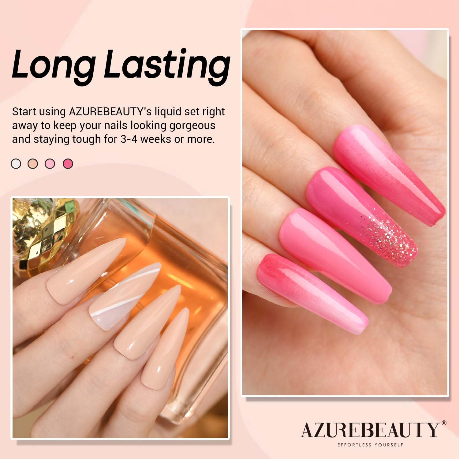 AZUREBEAUTY Dip Powder Top Coat – 15ml for Nail Dipping Powder Set
